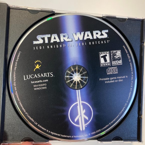 Star Wars JEDI KNIGHT II 2: Jedi Outcast 2009 PC Game Lucasarts Video Game - Picture 6 of 7